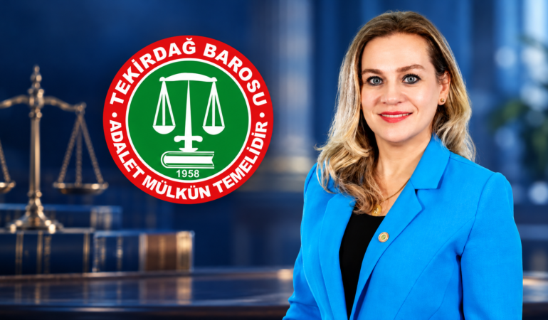 Tekirdağ Barosu seçimlerini 613 oy alan Zümrüt Canku Arslan kazandı.